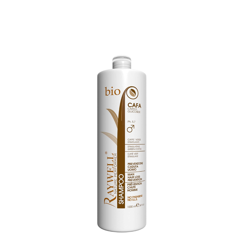 Raywell Shampoo Anticaduta Uomo Bio Cafa 1000ML