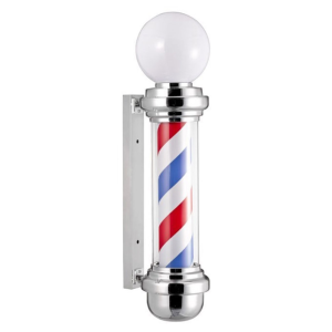 Moro insegna luminosa barbiere vintage con sfera 41732