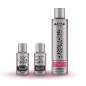 Liscio senza piastra ricostruzione capillare kit 3pz