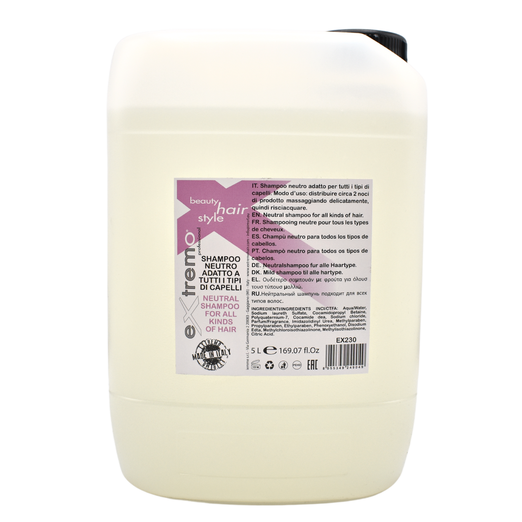 Extremo Shampoo Neutro Tanica 5000ml
