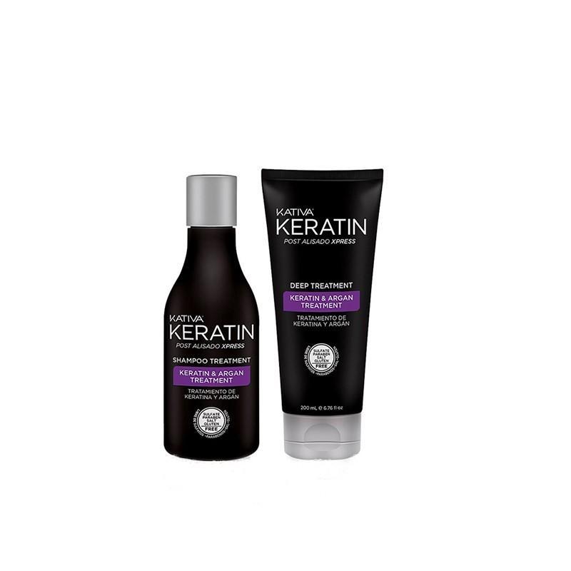 Kativa Keratin Trattamento Post Lisciatura Xpress Kit 2PZ Viola
