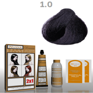 Shampoo colorante crema colore donna 100ml 1.0 nero