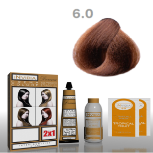 Shampoo colorante crema colore donna 100ml 6.0 biondo scuro