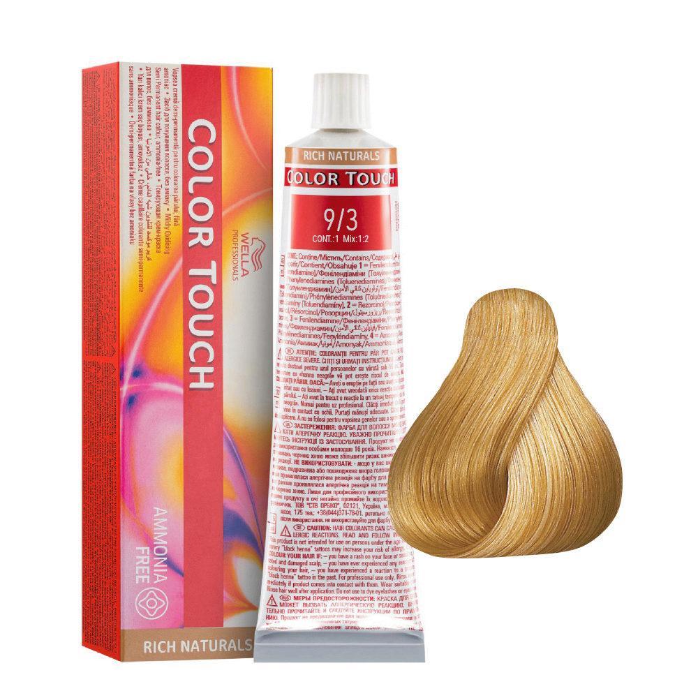 Wella Color Touch Tono Su Tono 60ML 9/3 Biondo Chiarissimo