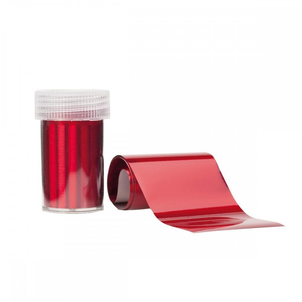 Estrosa Holographic Red Foil Transfer Effect