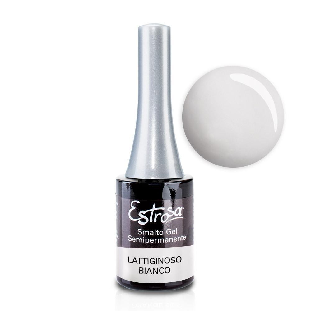 Estrosa Smalto Gel Semipermanente 14ML Bianco lattiginoso