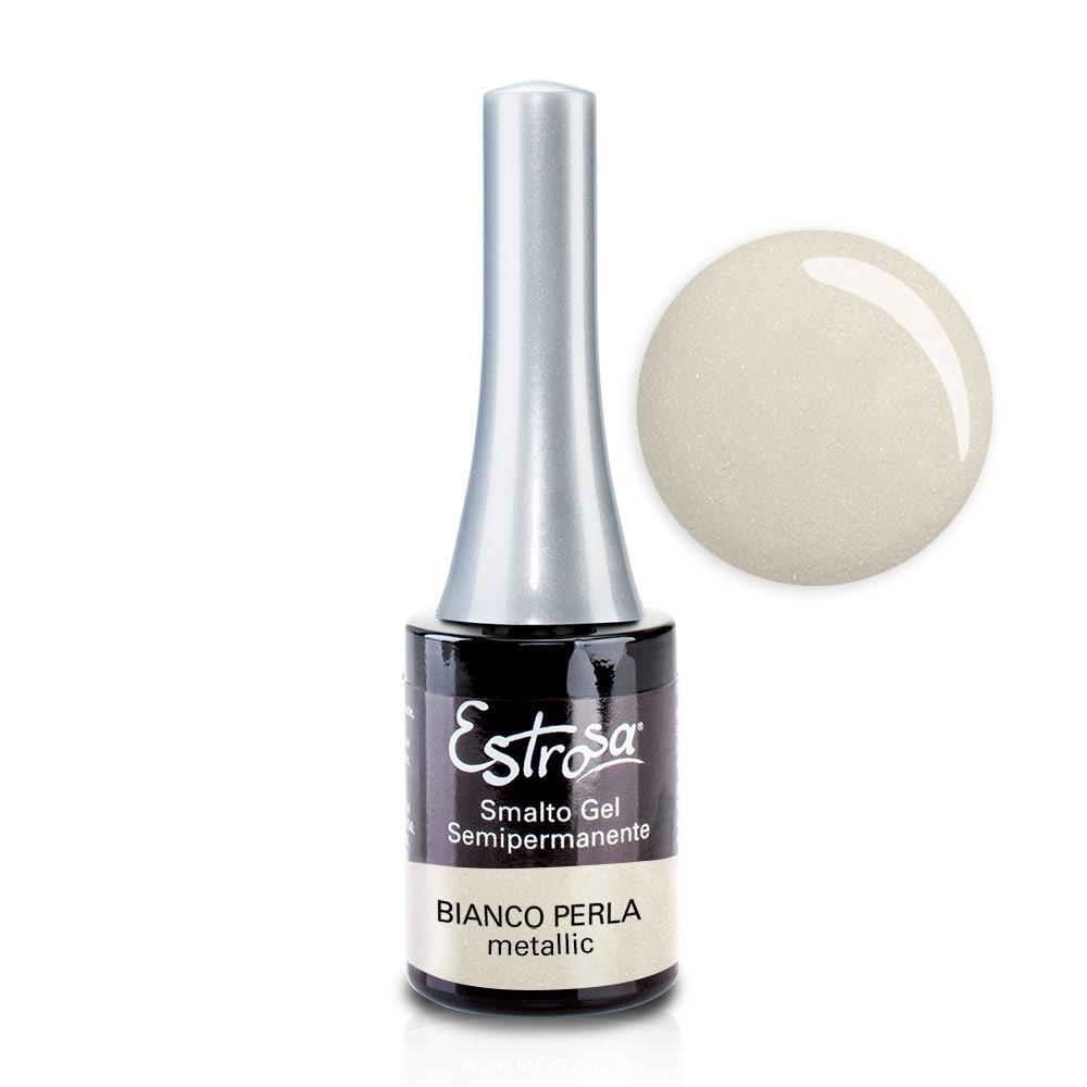 Estrosa Smalto Gel Semipermanente 14ML Bianco Perla