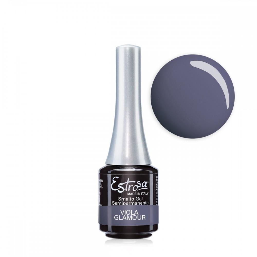 Estrosa Smalto Gel Semipermanente Mini 7ML Viola Glamour
