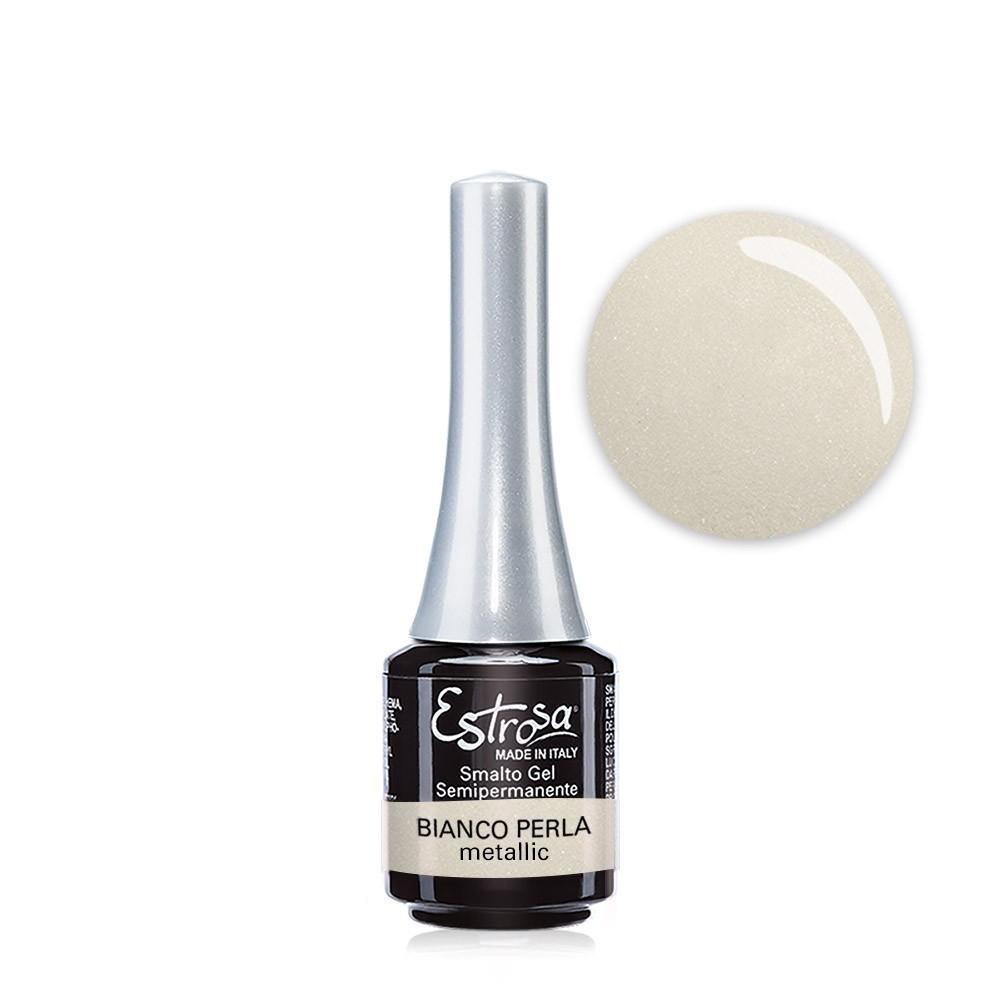 Estrosa Smalto Gel Semipermanente Mini 7ML Bianco Perla