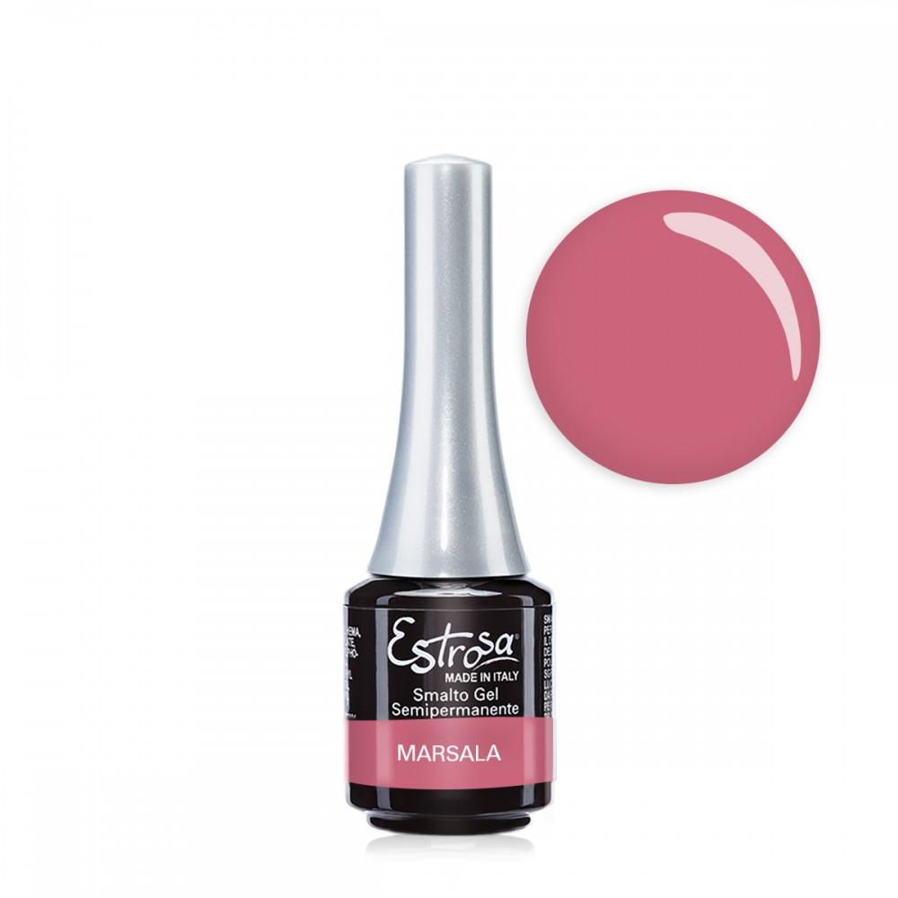 Estrosa Smalto Gel Semipermanente Mini 7ML Marsala 