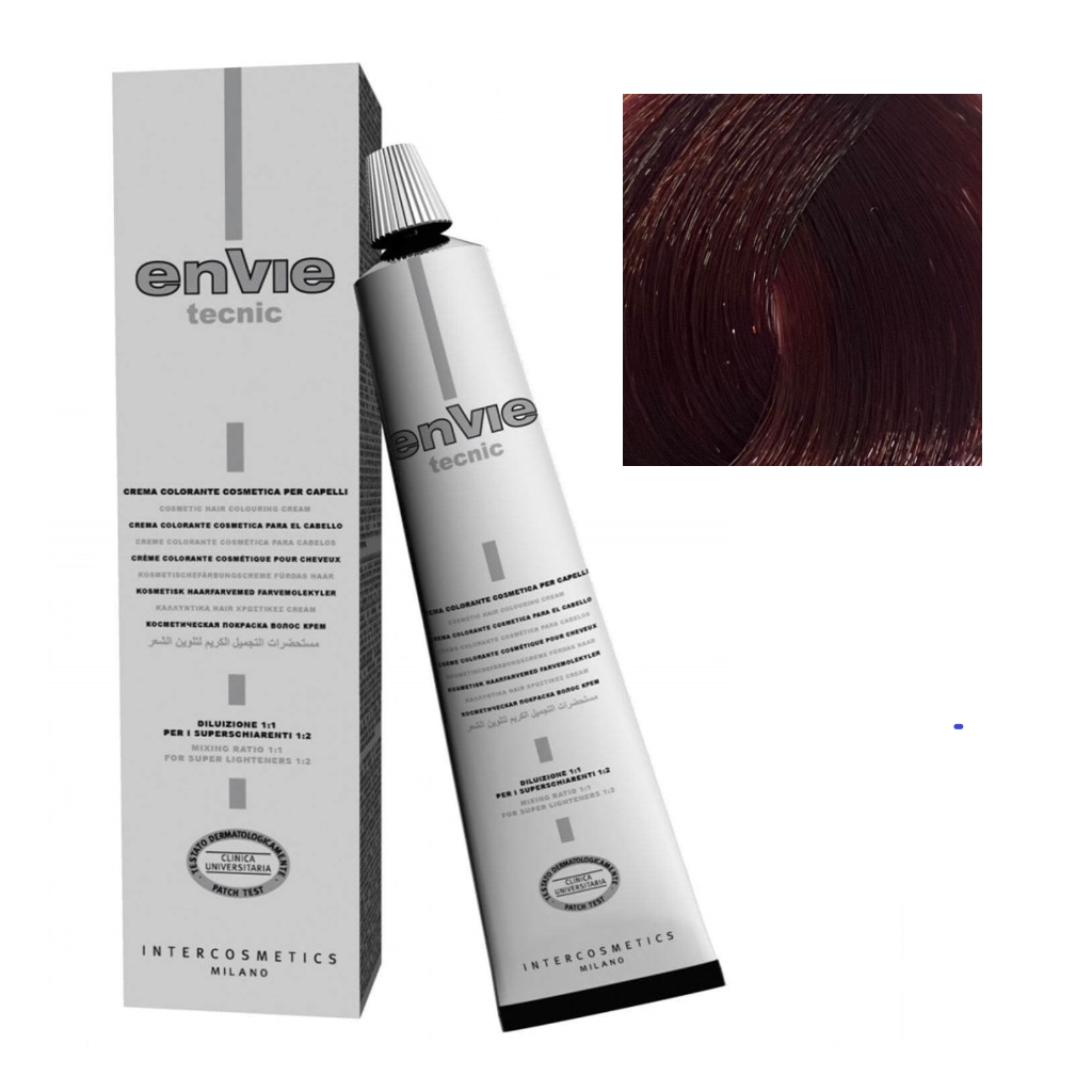 Envie Tinta in Crema Tecnic 100ml 5.67 Castano Chiaro Rosso Irise