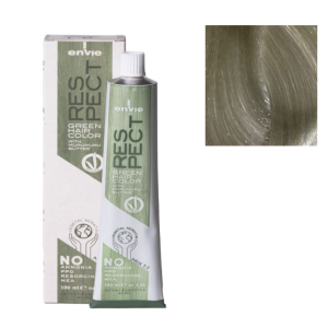 Tinta in crema senza ammoniaca respect green 100ml 11.1 biondo super extra chiaro cenere