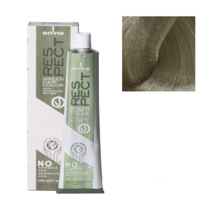 Tinta in crema senza ammoniaca respect green 100ml 9.1 biondo chiarissimo naturale cenere