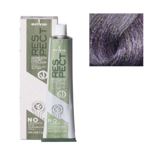 Tinta in crema senza ammoniaca respect green 100ml mv viola metallizzato