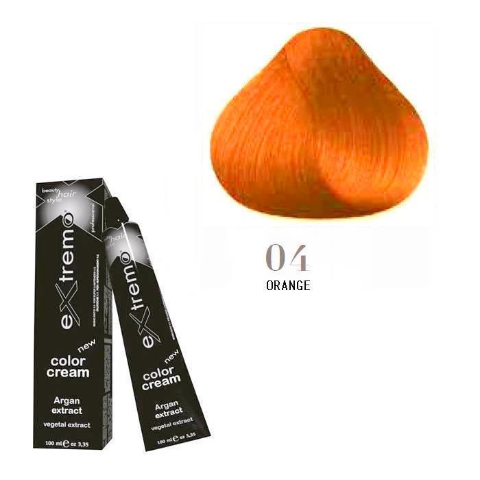 Extremo Tinta Color Cream Argan Oil 100ml 04 Arancio