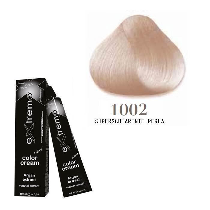 Extremo Tinta Color Cream Argan Oil 100ml 1002 Superschiarente Perla