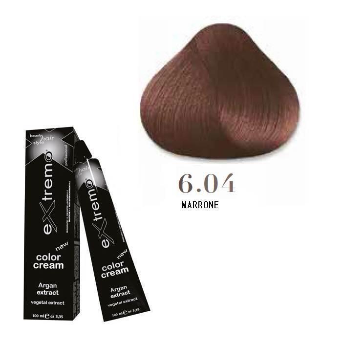 Extremo Tinta Color Cream Argan Oil 100ml 6.04 Marrone