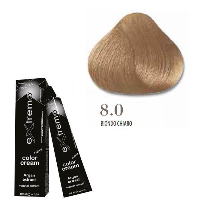 Extremo Tinta Color Cream Argan Oil 100ml 8.0 Biondo Chiaro