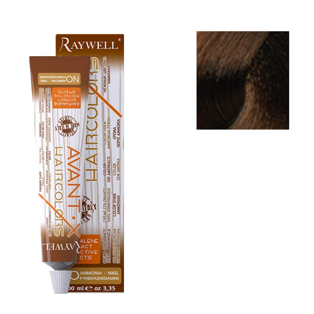 Raywell Tinta In Crema Senza Ammoniaca Avant-X 100ml 7.03 Cappuccino