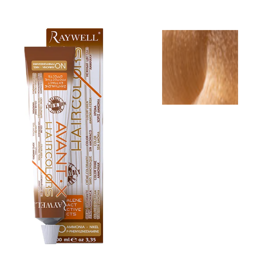Raywell Tinta In Crema Senza Ammoniaca Avant-X 100ml 8.0 Biondo Chiaro 