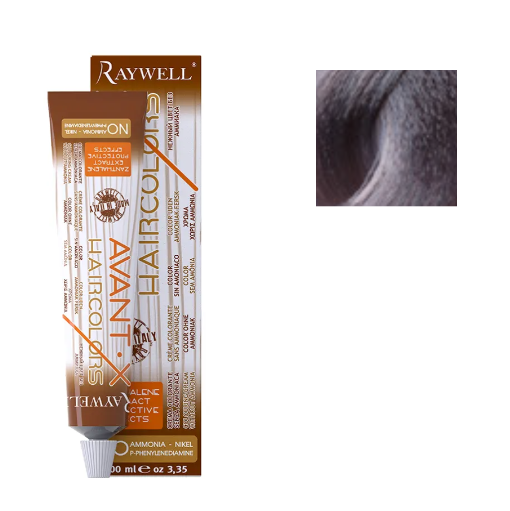 Raywell Tinta In Crema Senza Ammoniaca Avant-X 100ml MS Argento Metallizzato