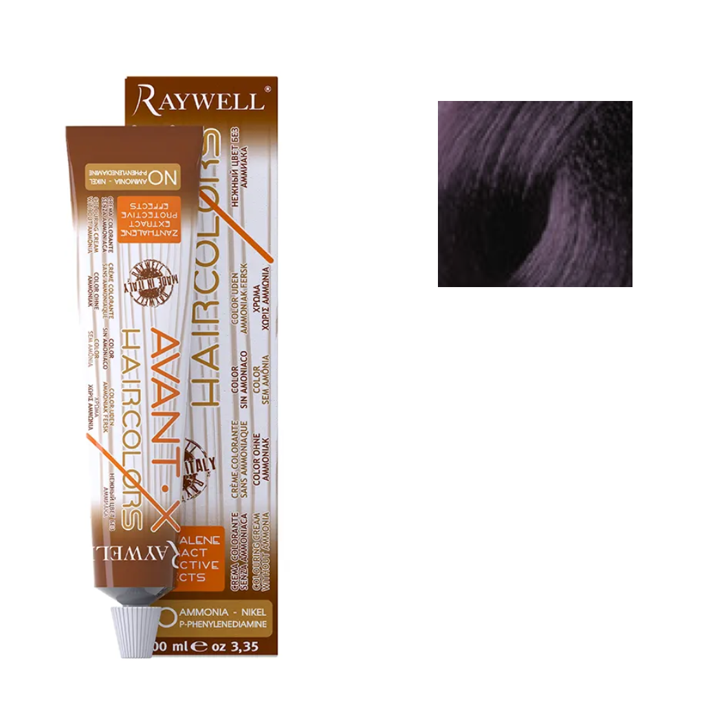 Raywell Tinta In Crema Senza Ammoniaca Avant-X 100ml MV Viola Metallizzato