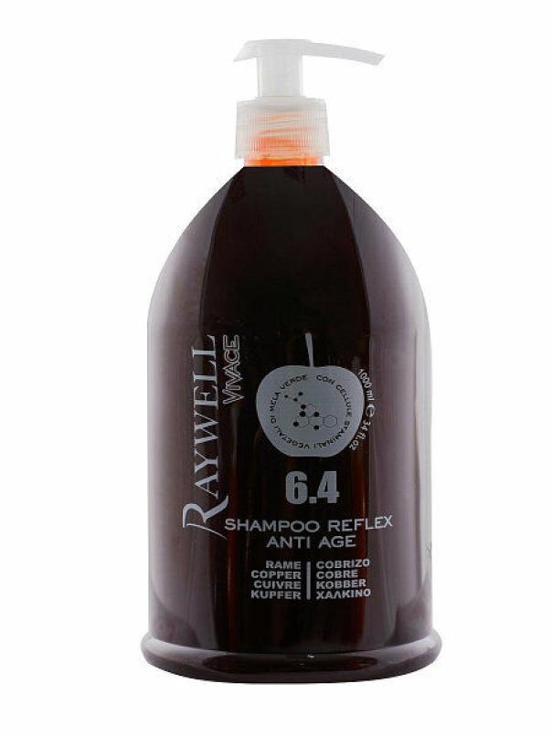 Raywell Shampoo Riflessante Reflex Anti Age 1000ml 6.4 Rame