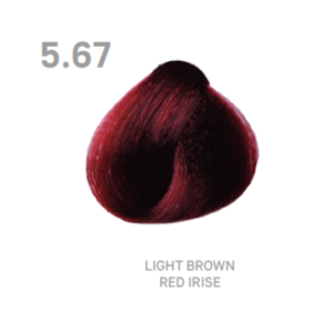 Tinta in crema color plex 100ml 5.67 castano chiaro rosso irisè