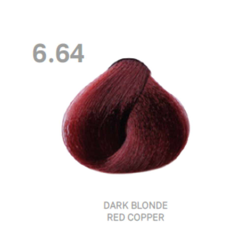 Raywell Tinta In Crema Color Plex 100ml 6.64 Biondo Scuro Rosso Rame