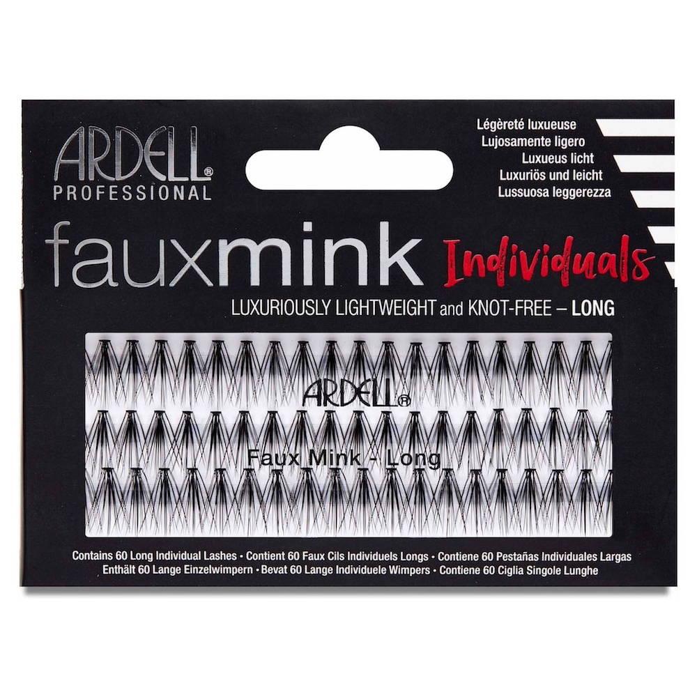 Ardell Faux Mink Ciglia Finte Individual Long ufeffufeffBlack