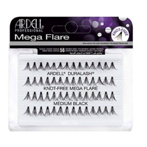 Mega flare ciglia finte individual long black