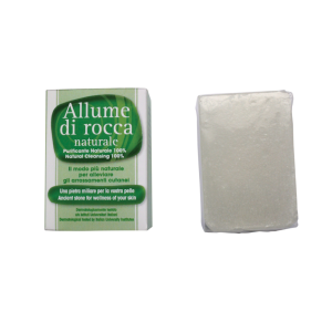 Allume di rocca rettangolare 100 gr
