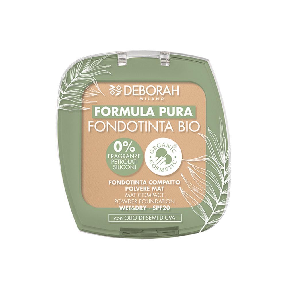 Deborah Fondotinta Compatto Bio Formula Pura N.2 Natural