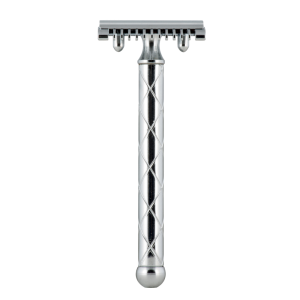 Rasoio doppia lama cromato retro