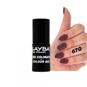 Semipermanente layba gel polish 670