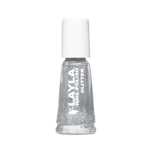 Smalto glitter argento 10ml