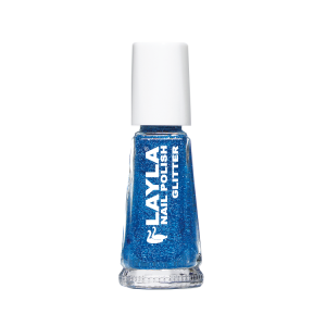 Smalto glitter blu 10ml