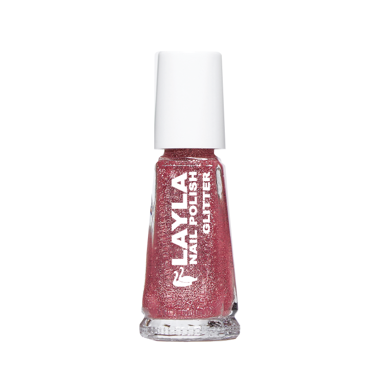 Layla Smalto Glitter Rosa 10ML
