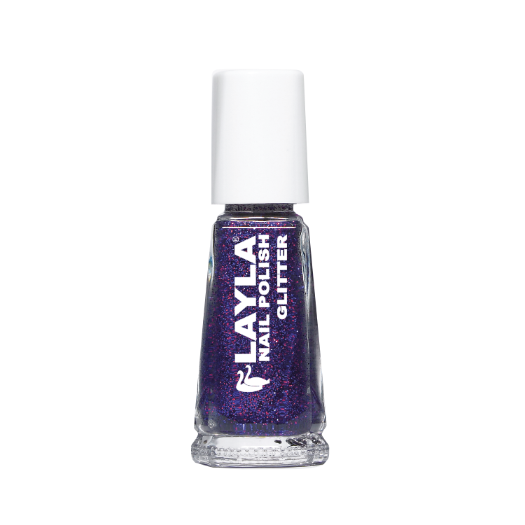 Layla Smalto Glitter Viola 10ML