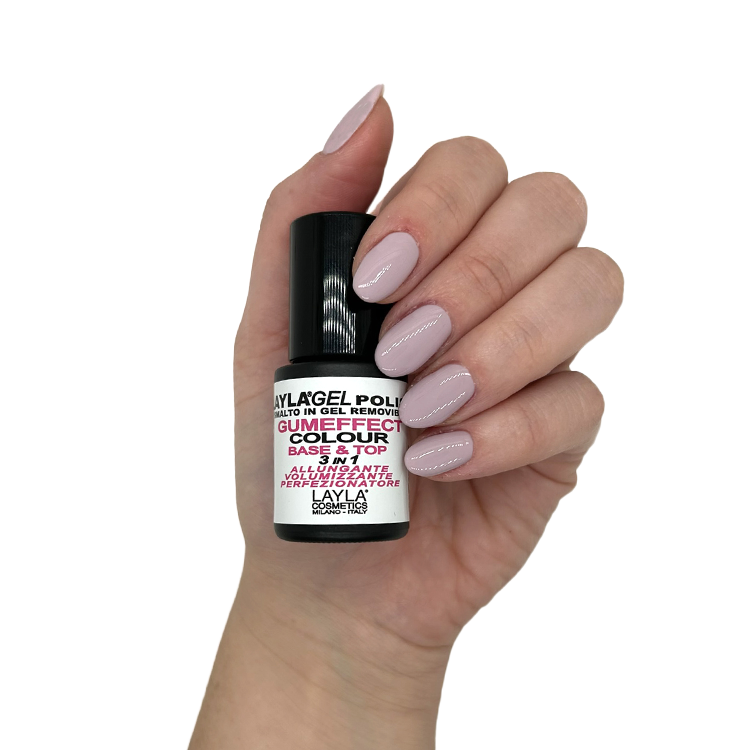 Layla Gum Effect Gel Polish 3IN1 N.6 Glassa 10ML