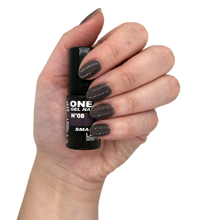 Layla Semipermanente One Step Gel Nail Polish N.8 Anthracite 5ML