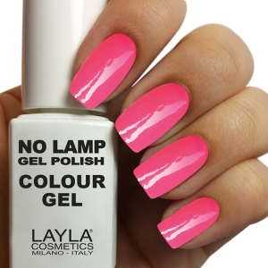 Semipermanente no lamp gel polish n.21 fluo pink 10ml