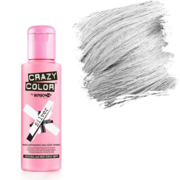 Crazy Color Crema Colorante Semipermanente 100ML E679 27 Silver