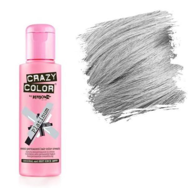 Crazy Color Crema Colorante Semipermanente 100ML E679 28 Platinum