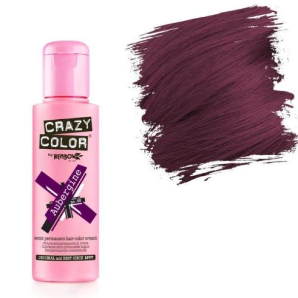 crazy-color-crema-colorante-semipermanente-100ml-e679-50-aubergine Crazy Color Crema Colorante Semipermanente 100ML E679 50 Aubergine