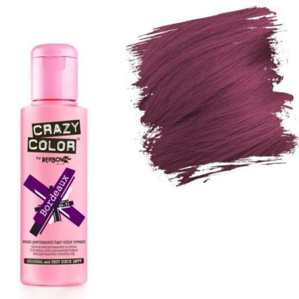 Crazy Color Crema Colorante Semipermanente 100ML E679 51 Bordeaux