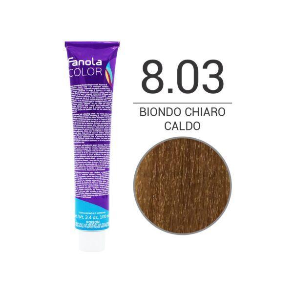 Fanola Tinta Crema Colore 100 ML 8.03