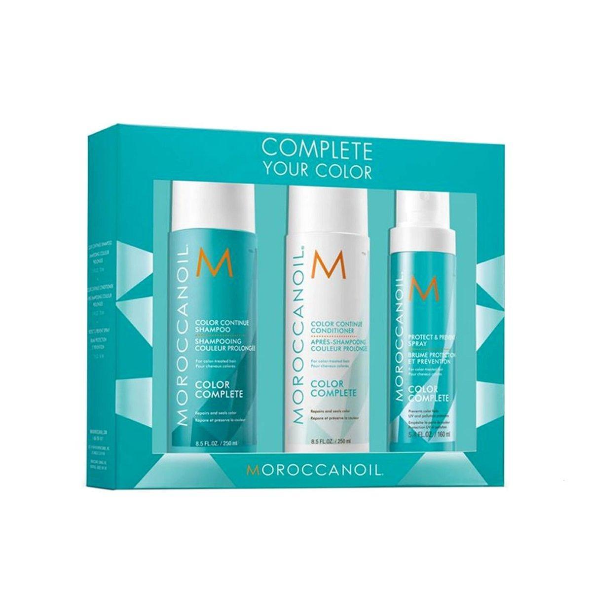 moroccanoil moroccanoil complete your color conf. shampoo 250ml+conditioner 250ml+spray 160ml 10330 - foto 1