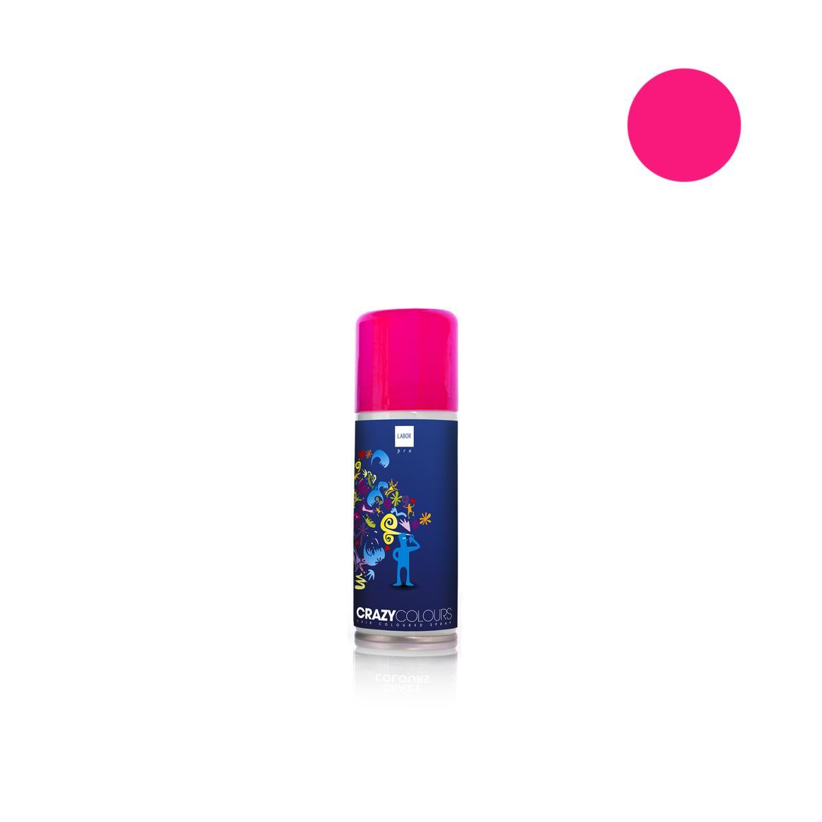 Labor Crazy Colours Lacca Spray Colorata 125ML Rosa