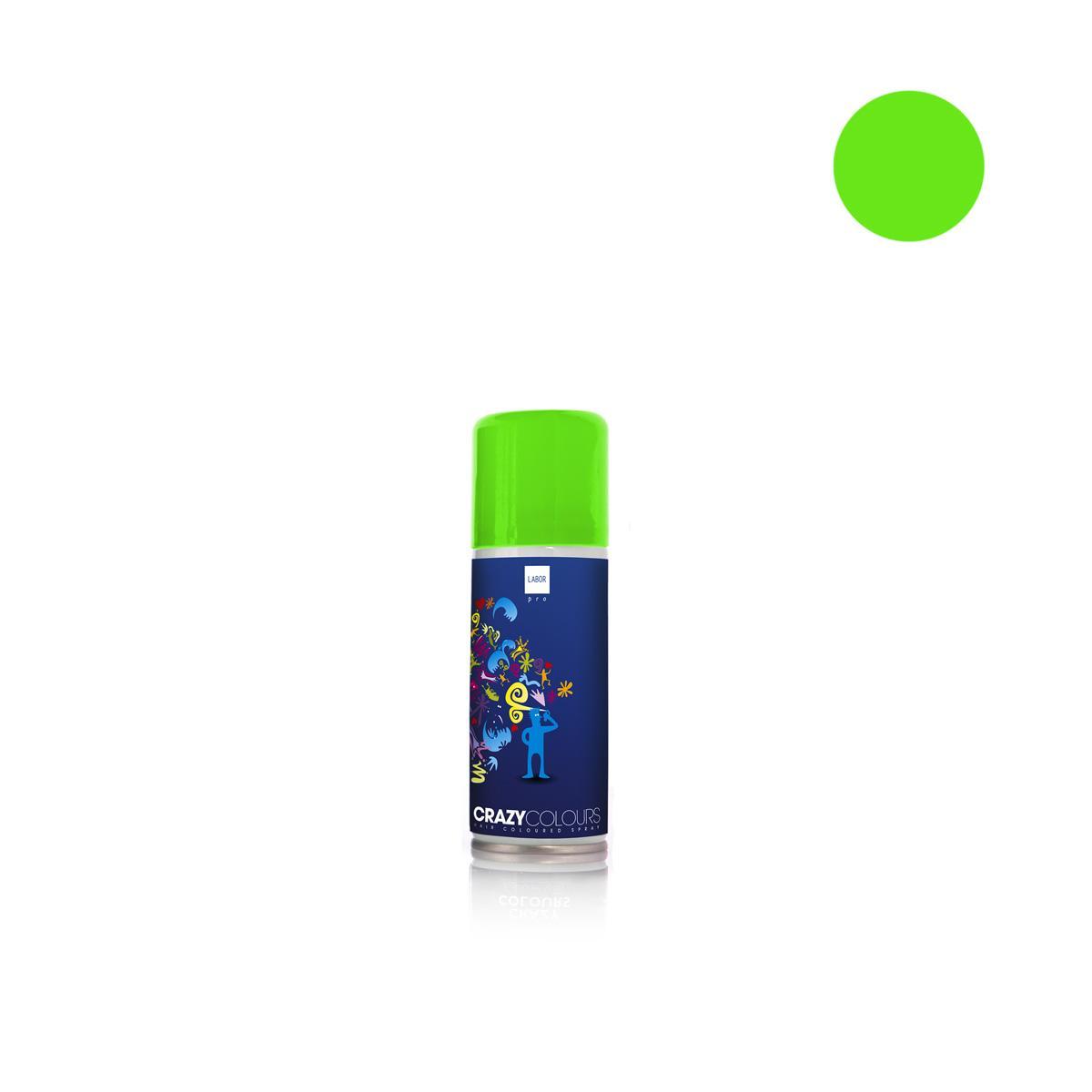 Labor Crazy Colours Lacca Spray Colorata 125ML Verde 